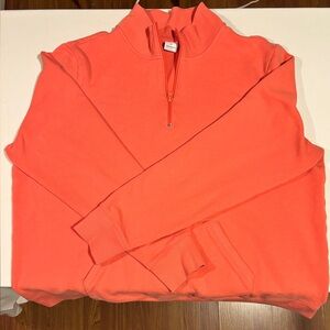 Women's Coral Quarter-Zip Pullover Sweatshirt